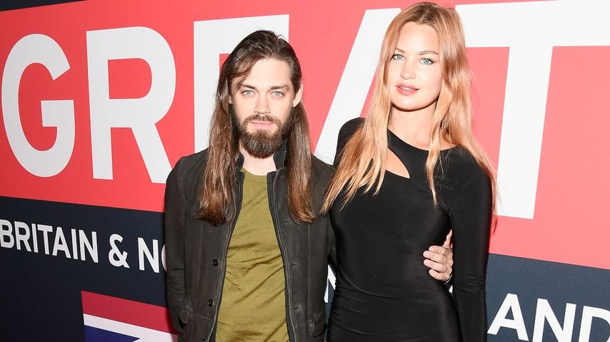 Tom Payne und Jennifer Akerman im März 2018