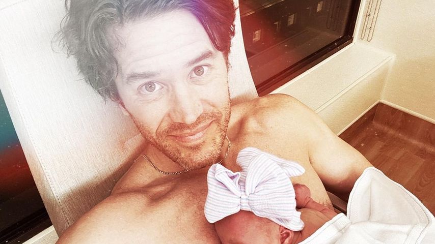 Tom Pelphrey mit seiner Tochter Matilda