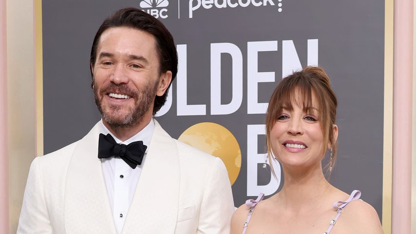 Tom Pelphrey und Kaley Cuoco, Golden Globe Awards 2023