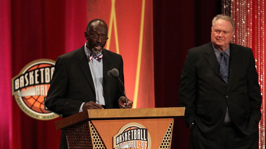Tom Sanders und Tom Heinsohn