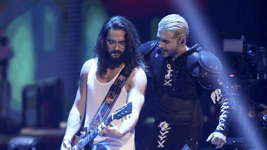 Tom und Bill Kaulitz beim Finale von "Germany's next Topmodel" 2019