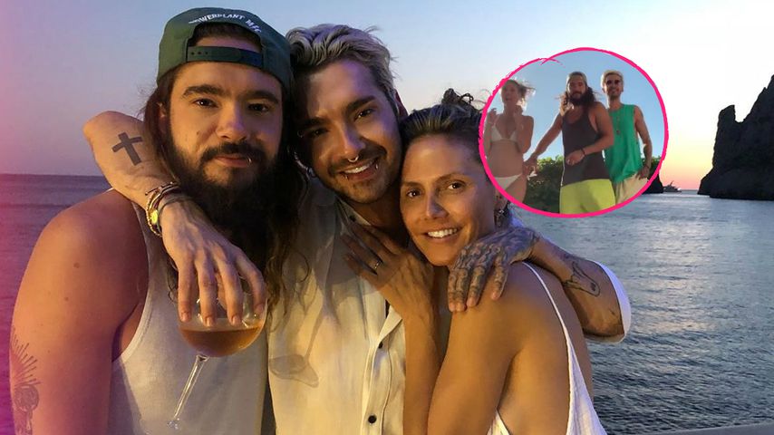 Lustiger Trio-Tanz von Heidi Klum und den Kaulitz-Twins!