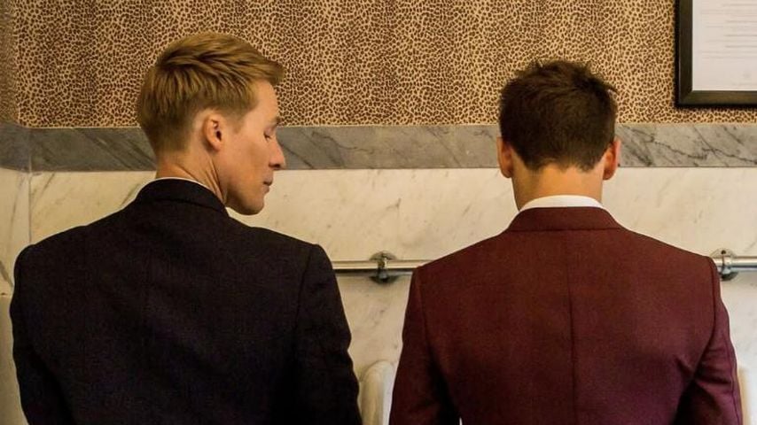 Tom und Dustin an ihrer Hochzeit