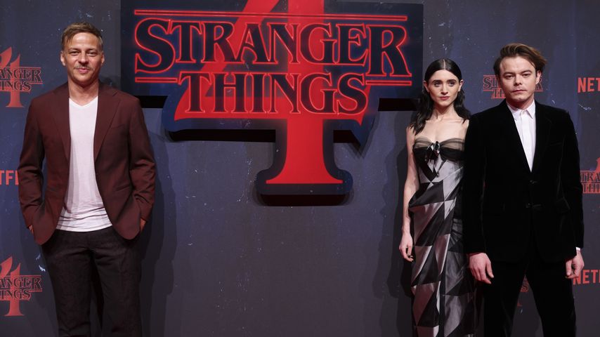 Tom Wlaschiha, Natalia Dyer und Charlie Heaton bei der Premiere von "Stranger Things"-Staffel vier