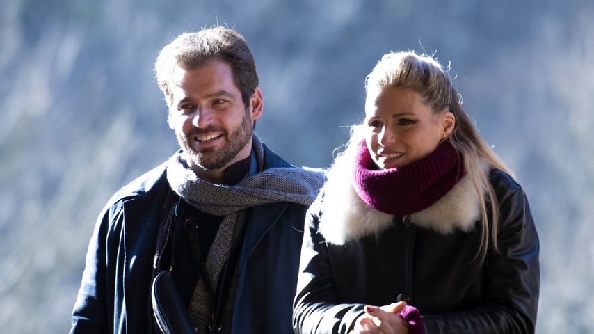 Tomaso Trussardi und Michelle Hunziker im Januar 2020
