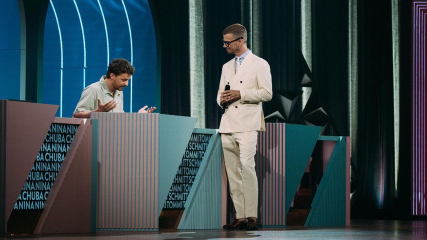 Tommi Schmitt und Joko Winterscheidt bei "Wer stihelt mir die Show" im Jahr 2024