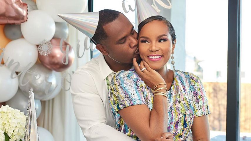 Sängerin LeToya Luckett mit Ehemann Tommicus