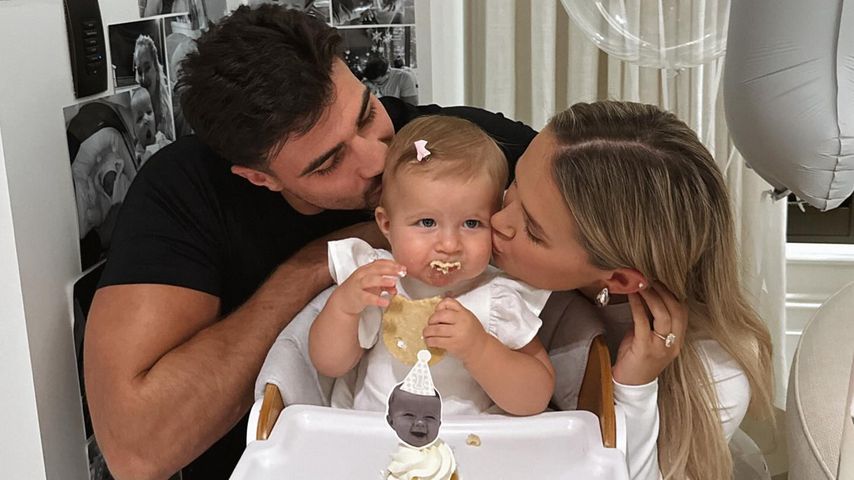 Tommy Fury und Molly-Mae Hague mit ihrer Tochter Bambi im Januar 2024