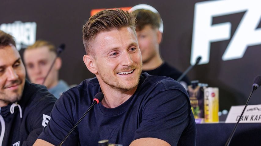 Tommy Pedroni bei der Pressekonferenz zum Fame Fighting in der Leverkusener Ostermann Arena am 03.06.2026