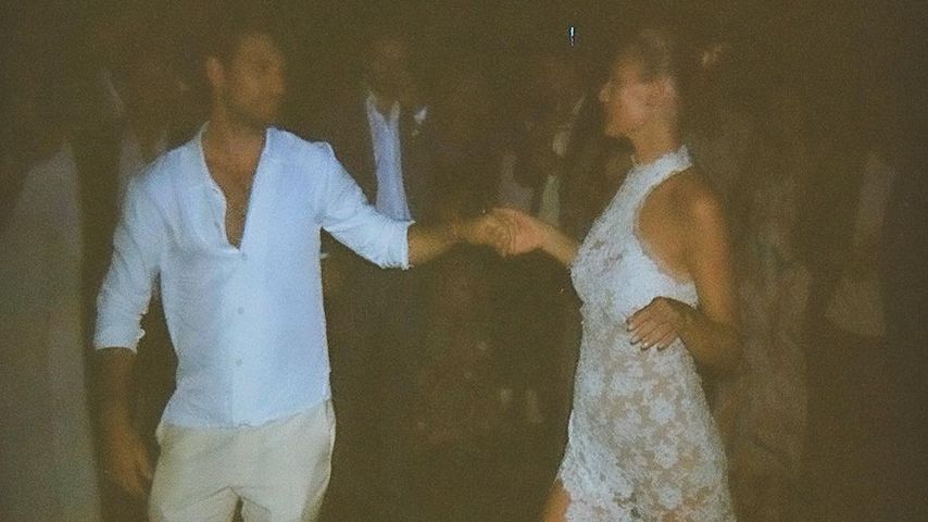 Toni Garrn und Alex Pettyfer bei ihrer Hochzeit