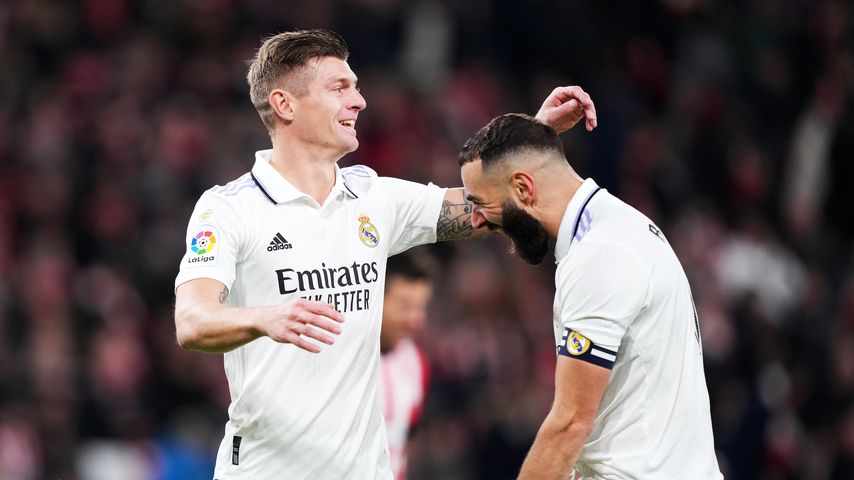 Toni Kroos und Karim Benzema, Januar 2023