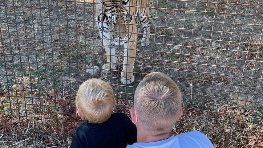 Toni Kroos und sein Sohn Fin