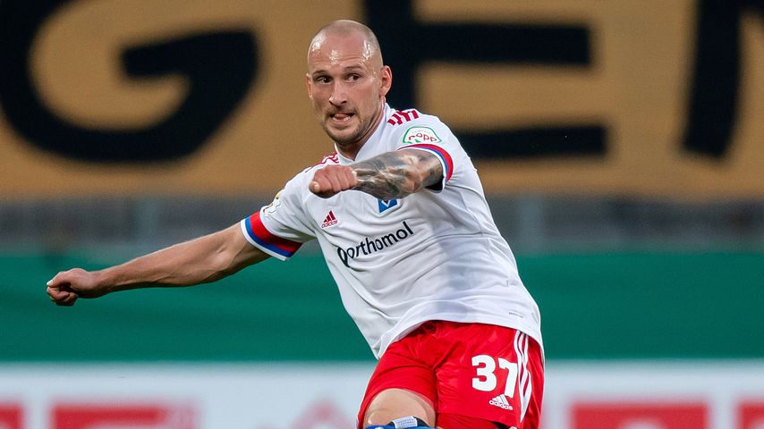 Toni Leistner beim Spiel Dynamo Dresden gegen den HSV, September 2020