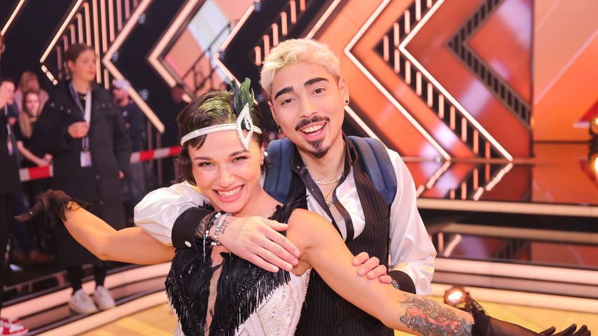 Tony Bauer mit seiner Tanzpartnerin Anastasia Stan