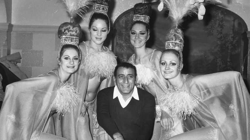 Tony Bennett bei einer Show im Londoner Palladium, 1970