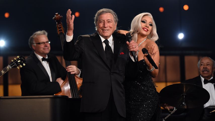 Tony Bennett und Lady Gaga bei den 57. Grammy Awards, 2015