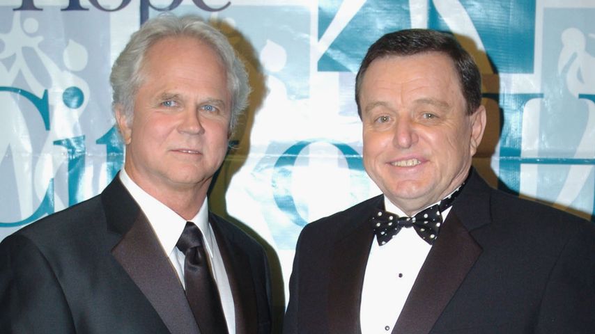 Tony Dow und sein Kollege Jerry Mathers im Juli 2004