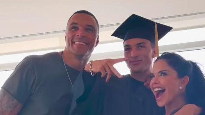 Tony Gonzales, Nikko Gonzales und Lauren Sánchez  im Juni 2024
