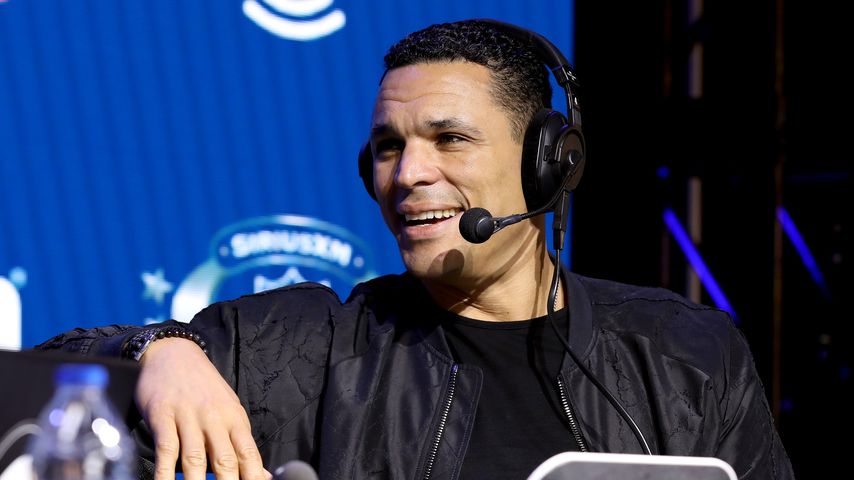 Tony Gonzalez bei der Übertragung des Super Bowls 2020