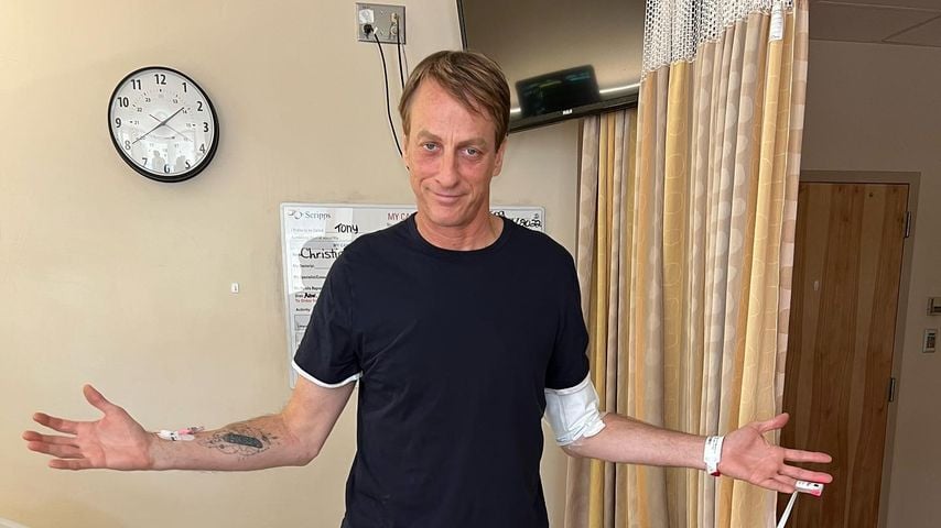 Tony Hawk im Krankenhaus, März 2022