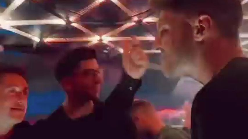 Tony Lübke, Julian Dannemann und Dominik Bobinger im Club
