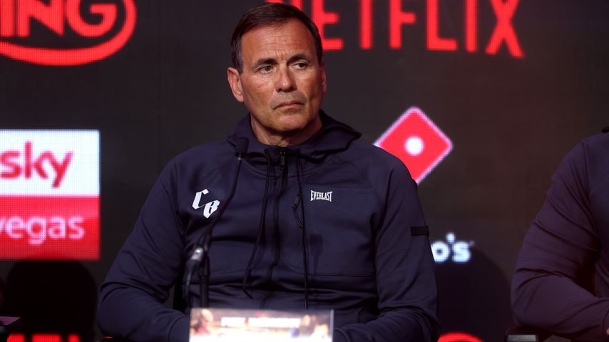 Tony Sims bei der Pressekonferenz zu Tyson Fury vs. Arslanbek Makhmudov in London
