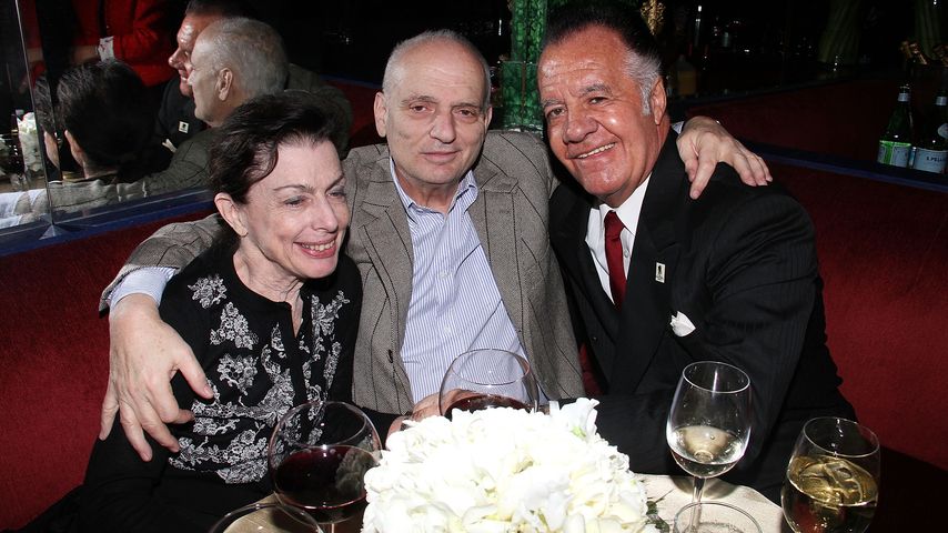 Tony Sirico (r.) mit David Chase und dessen Frau Denise