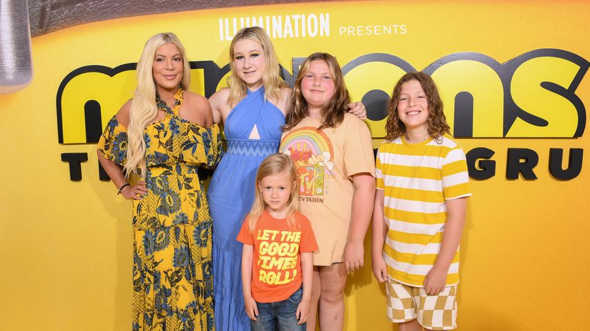 Tori Spelling mit ihren Kindern, Juni 2022