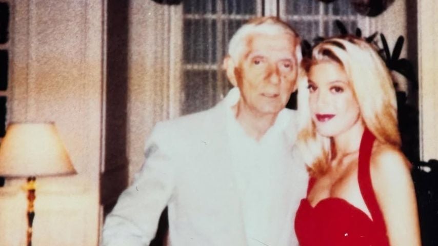 Tori Spelling mit Vater Aaron Spelling