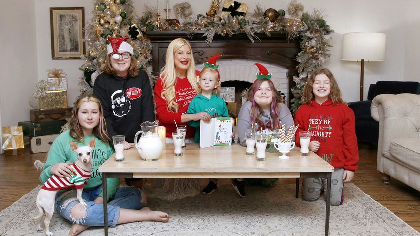 Tori Spelling und ihre Kinder, Dezember 2020
