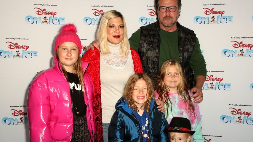 Tori Spelling und Dean McDermott mit ihren Kindern, Dezember 2019