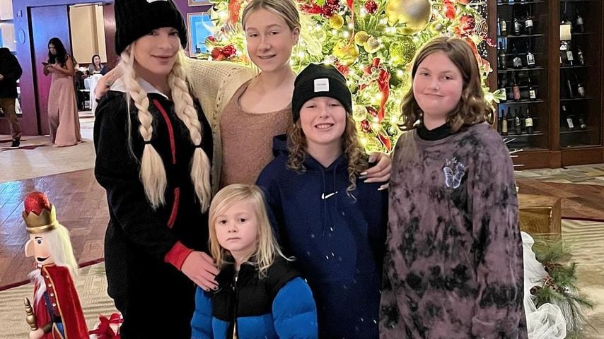 Tori Spellings Kinder an Silvester 2021