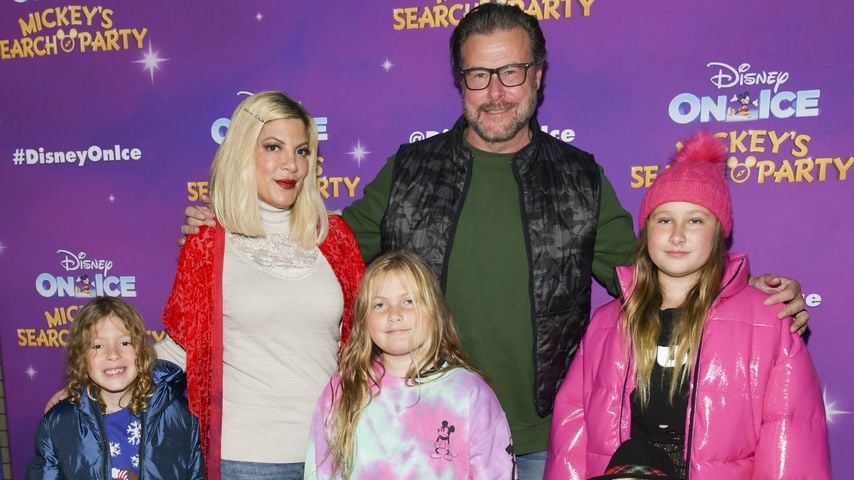 Tori Spelling und Dean McDermott mit ihren Kindern bei "Disney On Ice", 2019