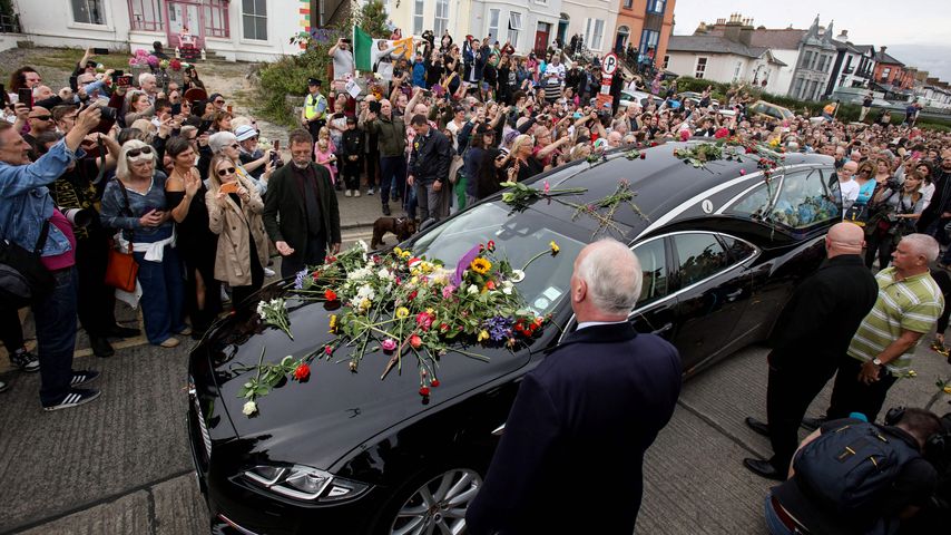 Trauerzug für Sinéad O'Connor in Bray im August 2023