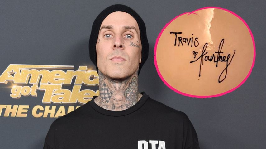 Süße Liebesbotschaft: Travis Barker steht zu seiner Kourtney