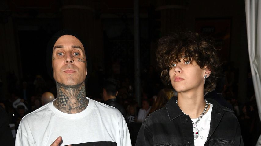 Travis Barker mit seinem Sohn Landon im Dezember 2019 in Hollywood