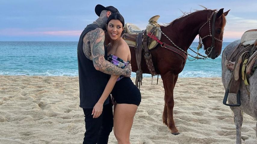 Travis Barker mit Kourtney Kardashian in Mexiko
