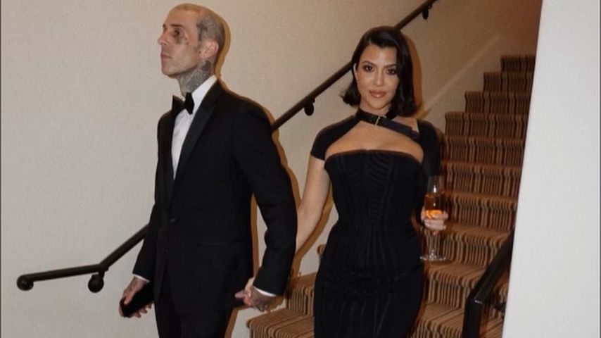 Travis Barker und Kourtney Kardashian im November 2021