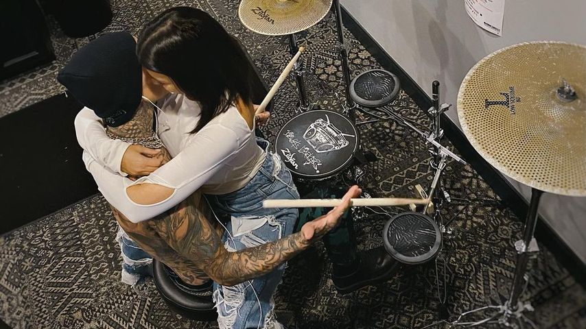 Travis Barker und Kourtney Kardashian im August 2022