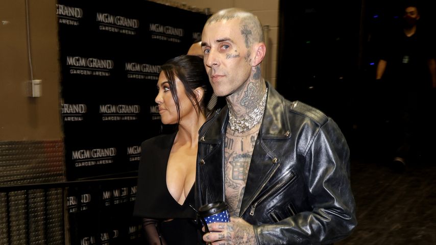 Travis Barker und Kourtney Kardashian im April 2022