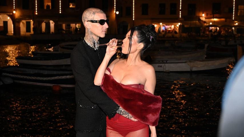 Travis Barker und Kourtney Kardashian, 2022