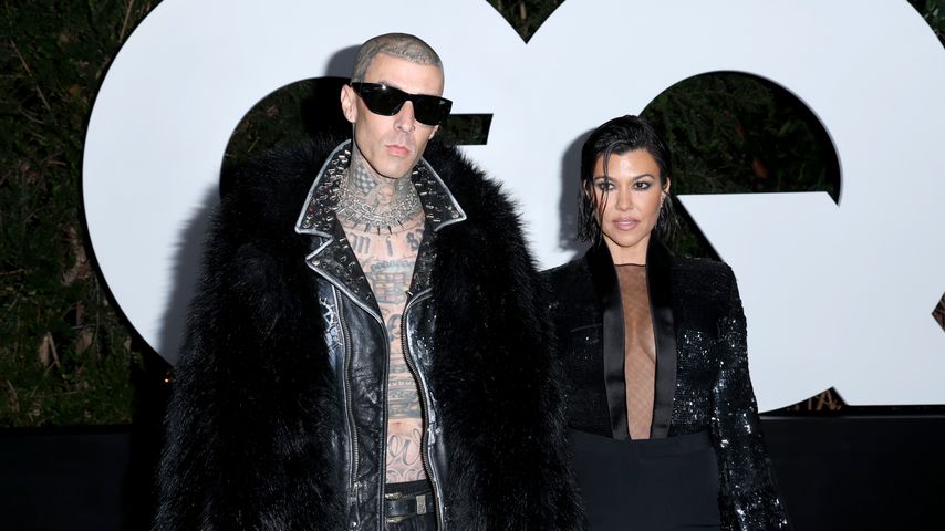 Travis Barker und Kourtney Kardashian bei der GQ Men of the Year Party, November 2022