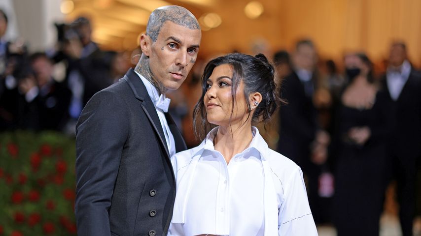 Travis Barker und Kourtney Kardashian bei der Met Gala im Mai 2022