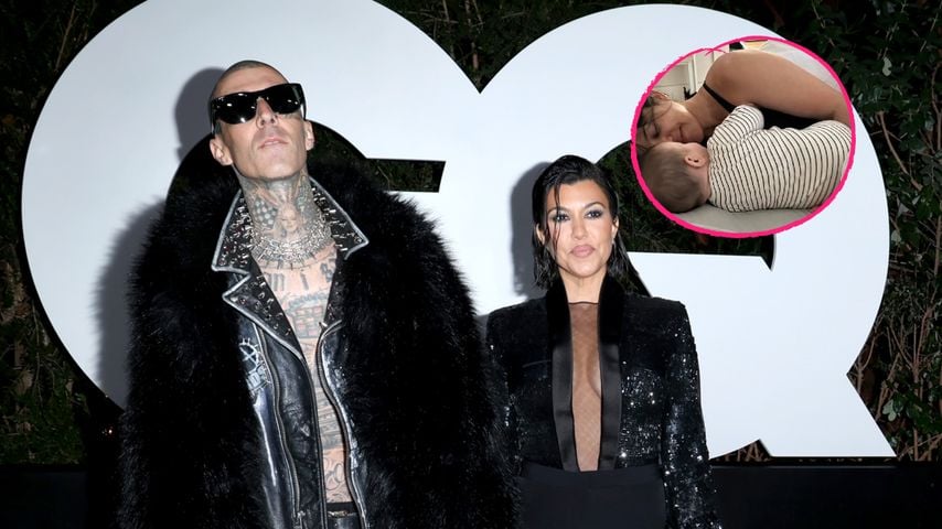 So groß ist Travis Barker und Kourtneys Baby Rocky bereits!