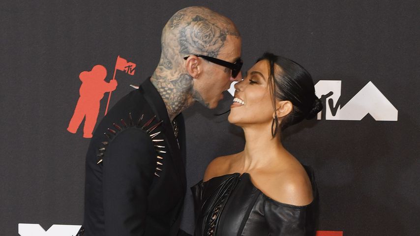 Travis Barker und Kourtney Kardashian im September 2021