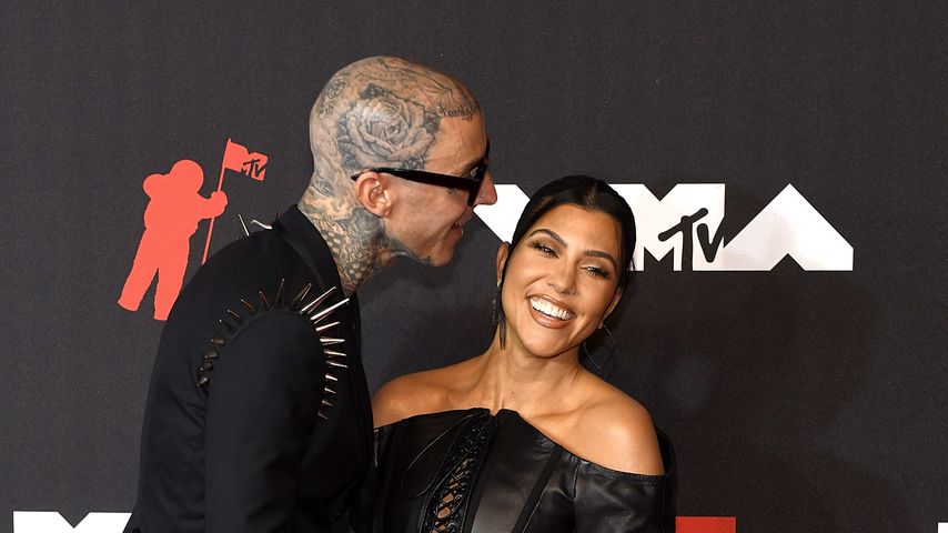 Travis Barker und Kourtney Kardashian im September 2021