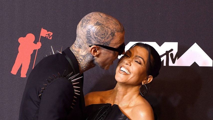 Travis Barker und Kourtney Kardashian im September 2021