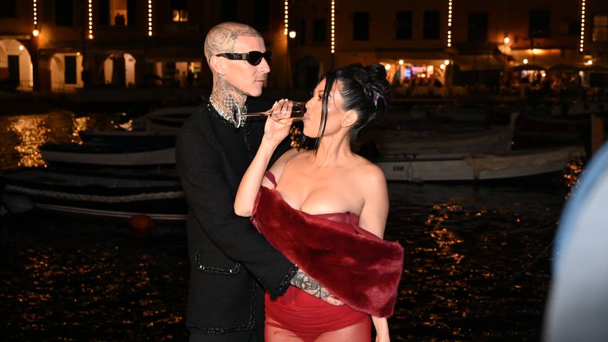 Travis Barker und Kourtney Kardashian in Portofino im Mai 2022