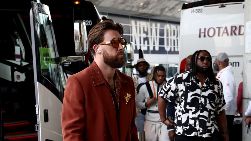 Travis Kelce vor dem Super Bowl, Februar 2025