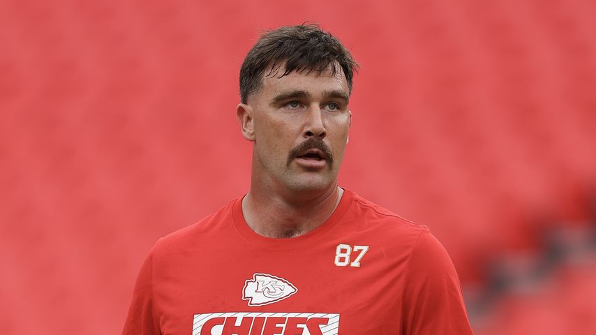 Travis Kelce beim Footballtraining im August 2024